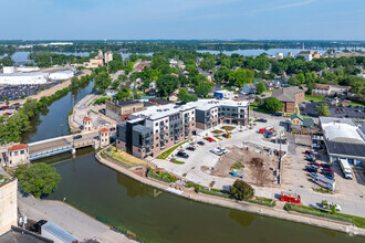 1 Main St, Menasha, WI - aerial  map view