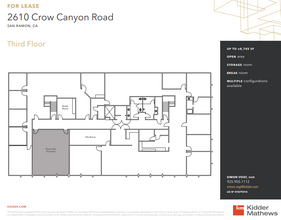 2610 Crow Canyon Rd, San Ramon, CA for rent Floor Plan- Image 1 of 1