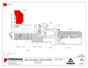 100 Galleria Officentre, Southfield, MI for sale Floor Plan- Image 2 of 2