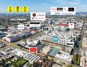 1145 Seward St, Los Angeles, CA - AERIAL map view