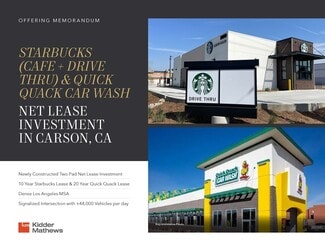 More details for New Starbucks & Quick Quack Car Wash – for Sale, Carson, CA