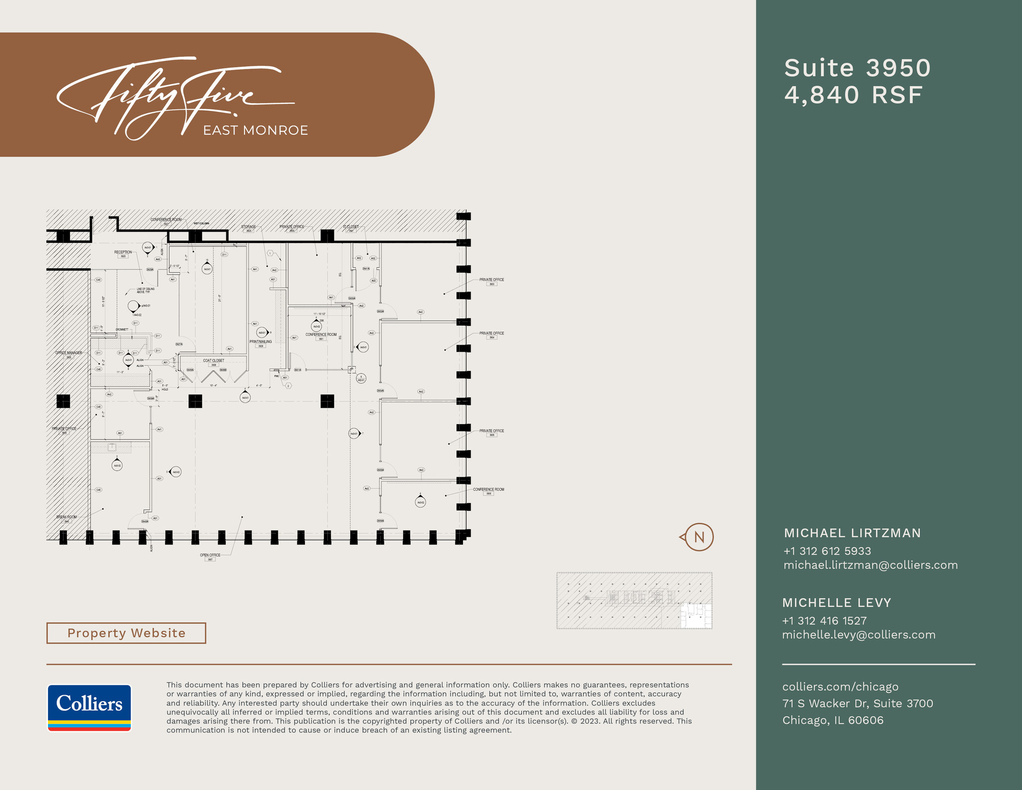 55 E Monroe St, Chicago, IL for rent Floor Plan- Image 1 of 1