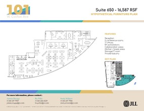 101 W Colfax Ave, Denver, CO for rent Floor Plan- Image 1 of 2