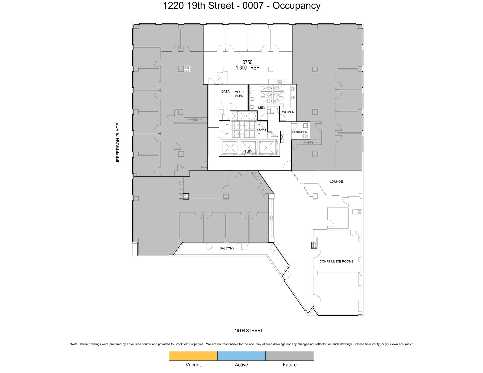1220 19th St NW, Washington, DC to rent Site Plan- Image 1 of 1