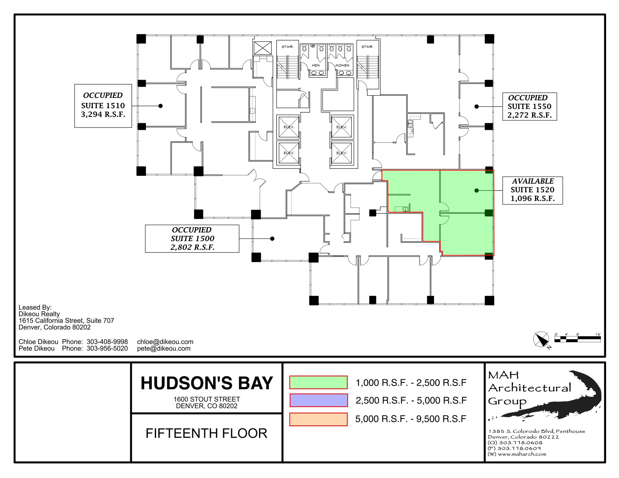 1600 Stout St, Denver, CO for rent Site Plan- Image 1 of 1