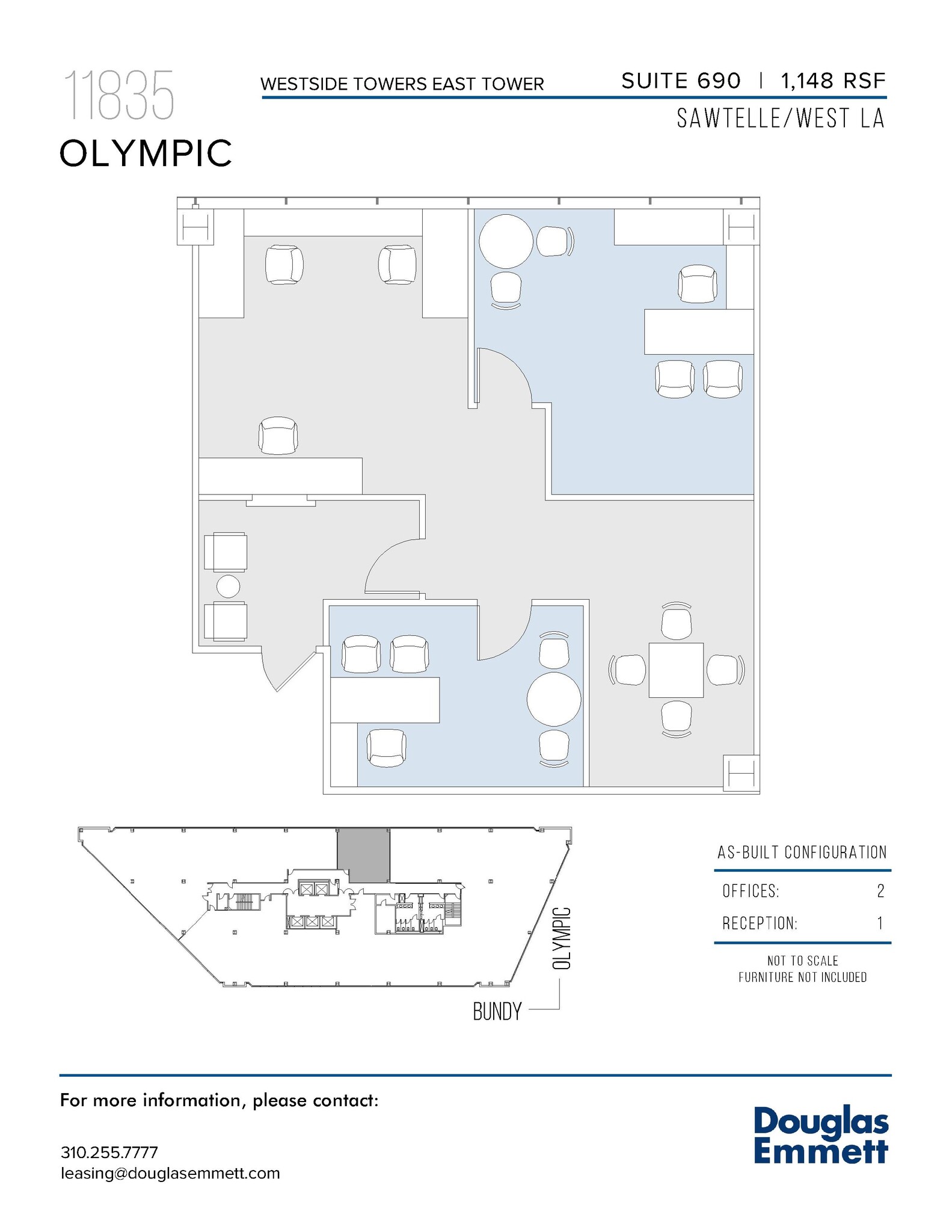 11845 W Olympic Blvd, Los Angeles, CA to rent Floor Plan- Image 1 of 1