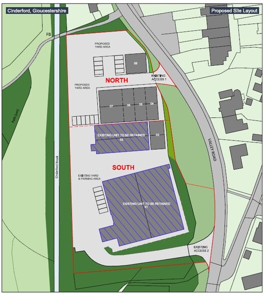 Valley Rd, Cinderford for rent - Site Plan - Image 1 of 2