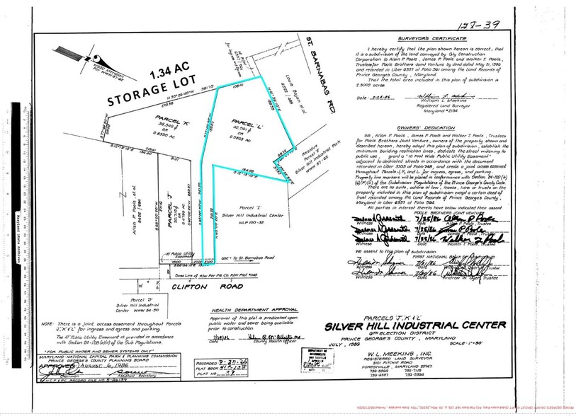 4743 Clifton Rd, Temple Hills, MD for sale - Plat Map - Image 2 of 9