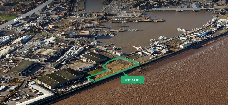 Port Of Grimsby, Grimsby for rent - Aerial - Image 1 of 2