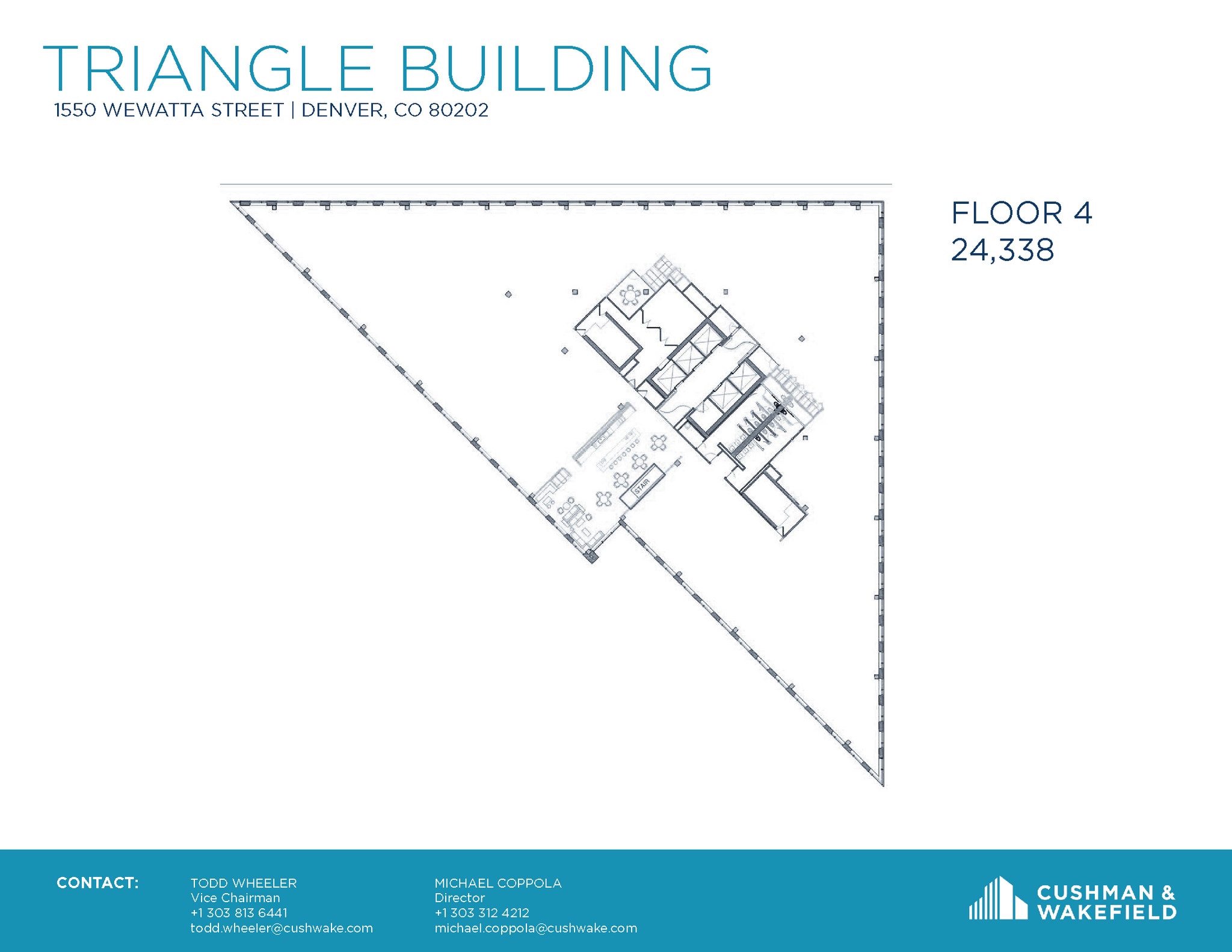 1550 Wewatta St, Denver, CO to rent Floor Plan- Image 1 of 7