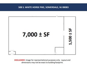 508 S White Horse Pike, Somerdale, NJ for rent Floor Plan- Image 1 of 1