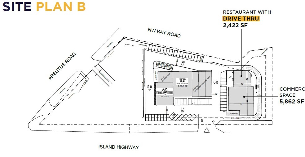 1209 Island Hwy E, Parksville, BC for rent - Site Plan - Image 1 of 1