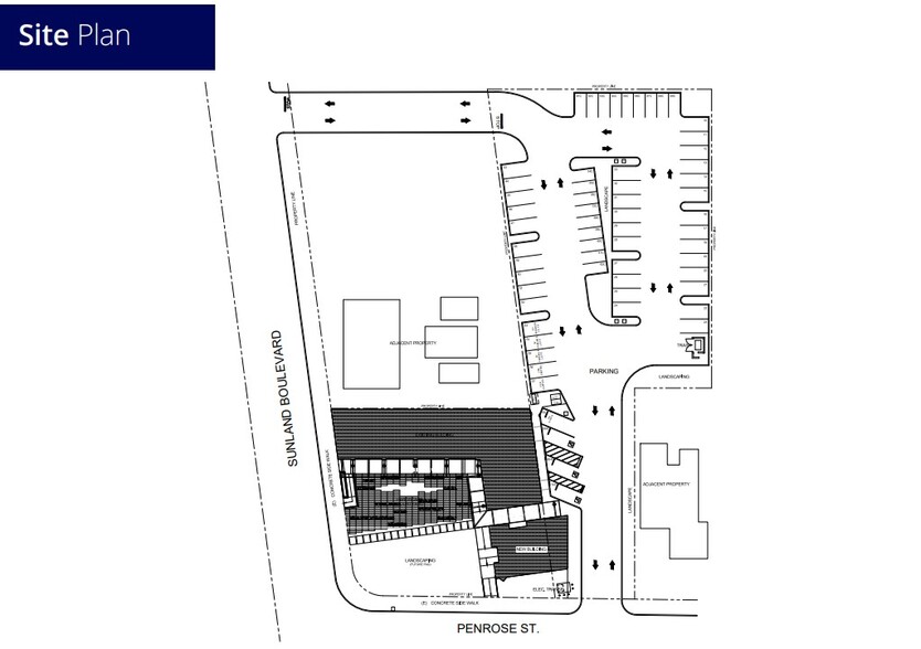 9000-9002 Sunland Blvd, Sun Valley, CA for rent - Site Plan - Image 2 of 2