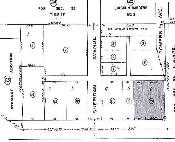 849 E Yosemite Ave, Manteca, CA for rent - Plat Map - Image 2 of 2