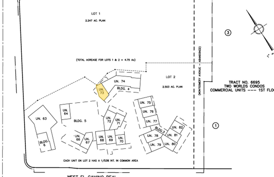 100 W El Camino Real, Mountain View, CA for rent - Site Plan - Image 2 of 8