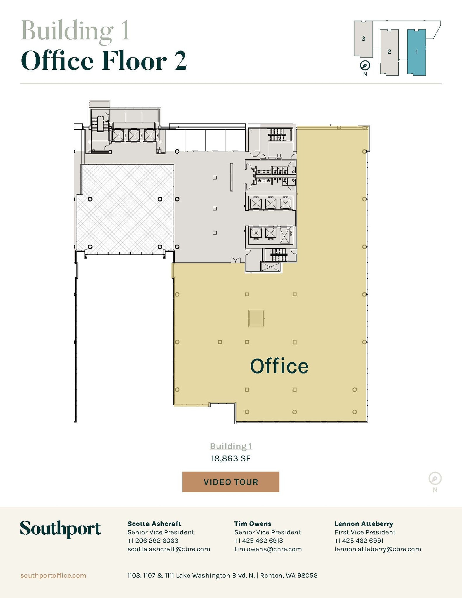 1101 Lake Washington Blvd N, Renton, WA to rent Floor Plan- Image 1 of 1