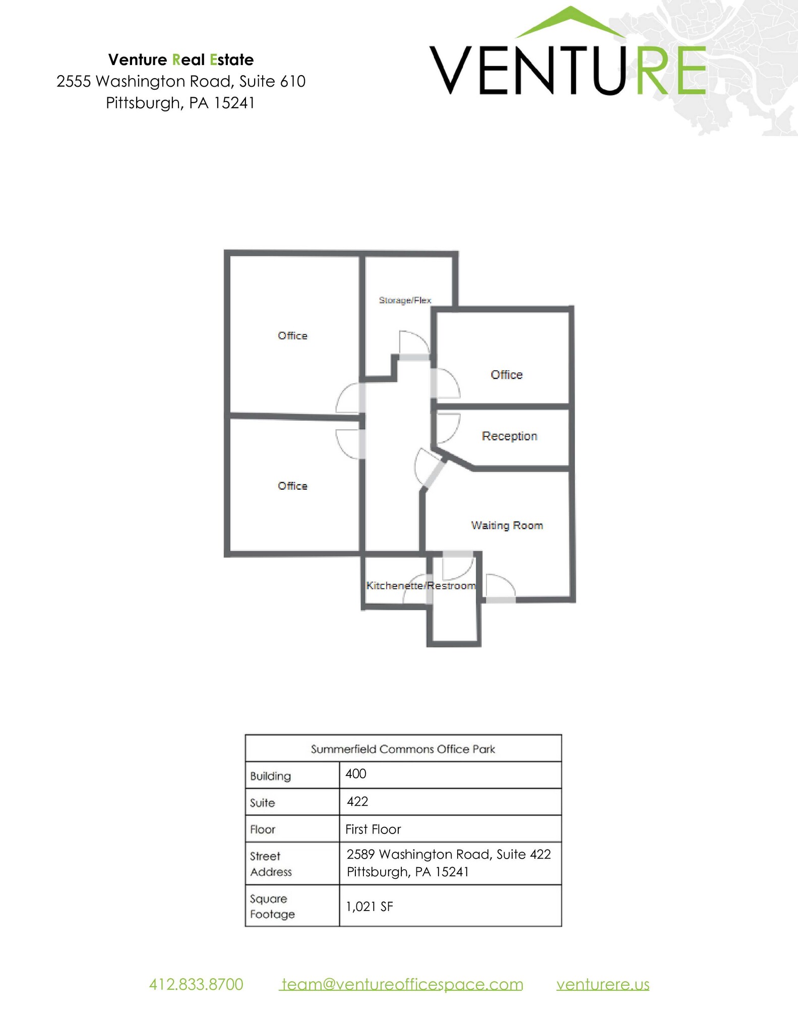 2555 Washington Rd, Pittsburgh, PA for rent Floor Plan- Image 1 of 1