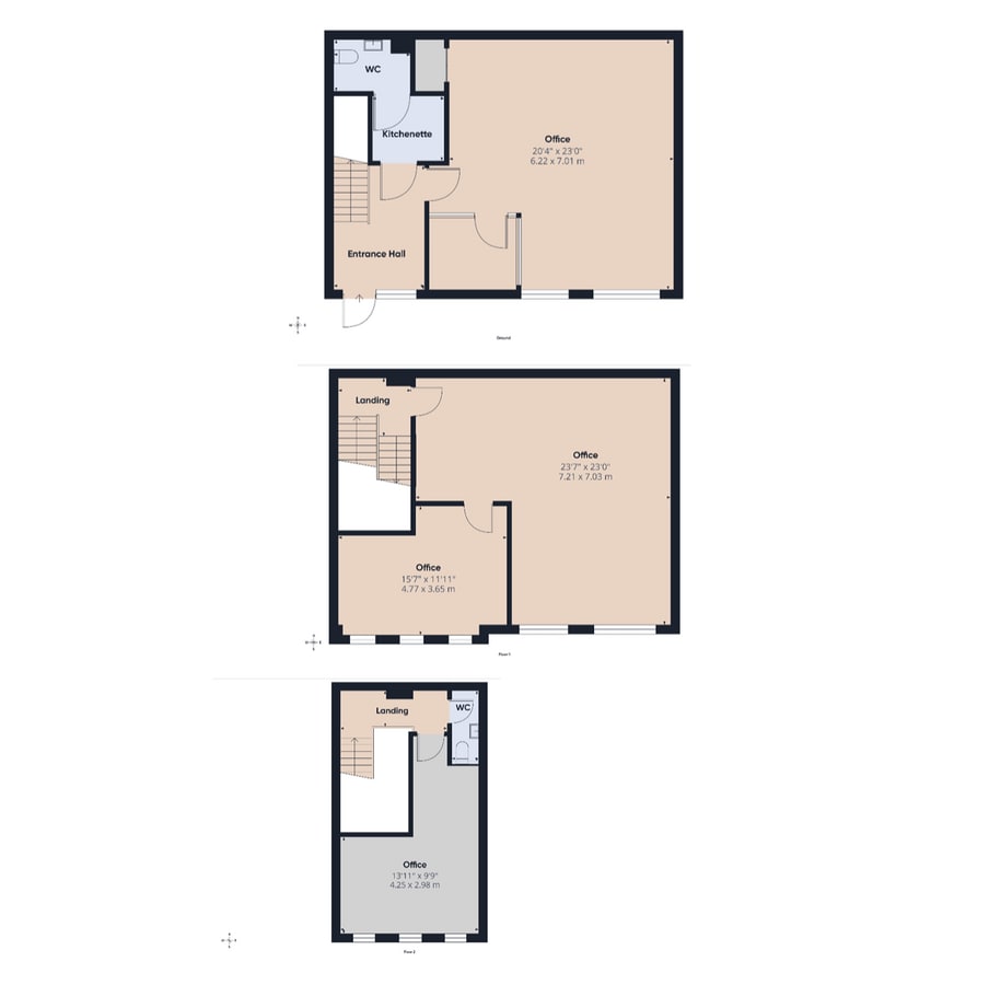 30-32 Friern Park, London, LND N12 9DA - Unit 5 - - Floor Plan - Image 1 of 6