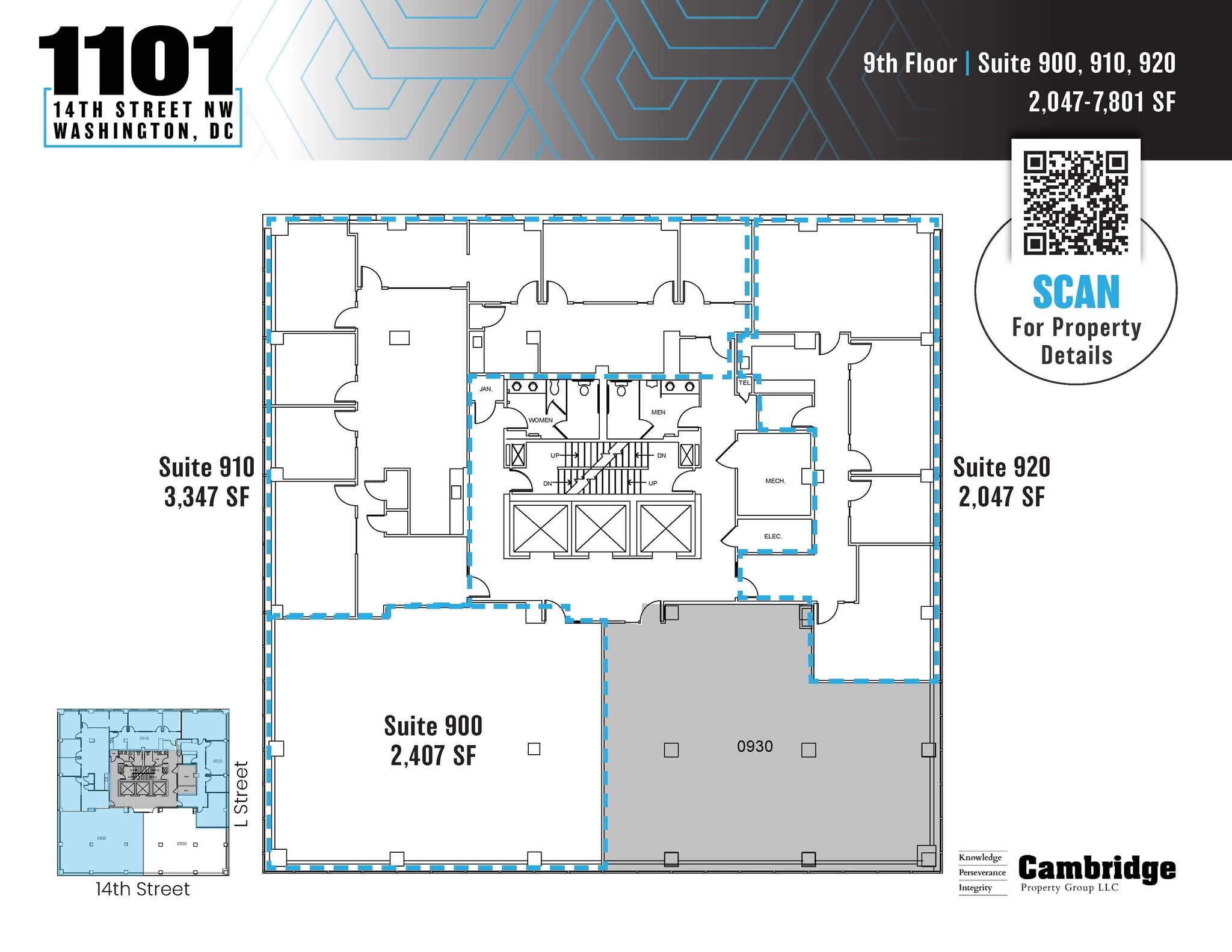 1101 14th St NW, Washington, DC to rent Floor Plan- Image 1 of 1
