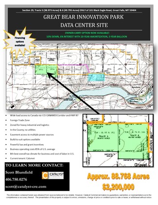 More details for 101 Black Eagle Rd, Great Falls, MT - Land for Sale