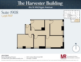 180 N Michigan Ave, Chicago, IL to rent Floor Plan- Image 1 of 1