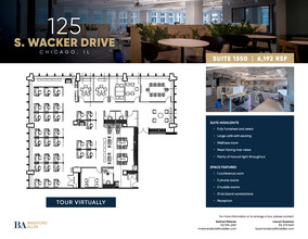 125 S Wacker Dr, Chicago, IL for rent Floor Plan- Image 1 of 11