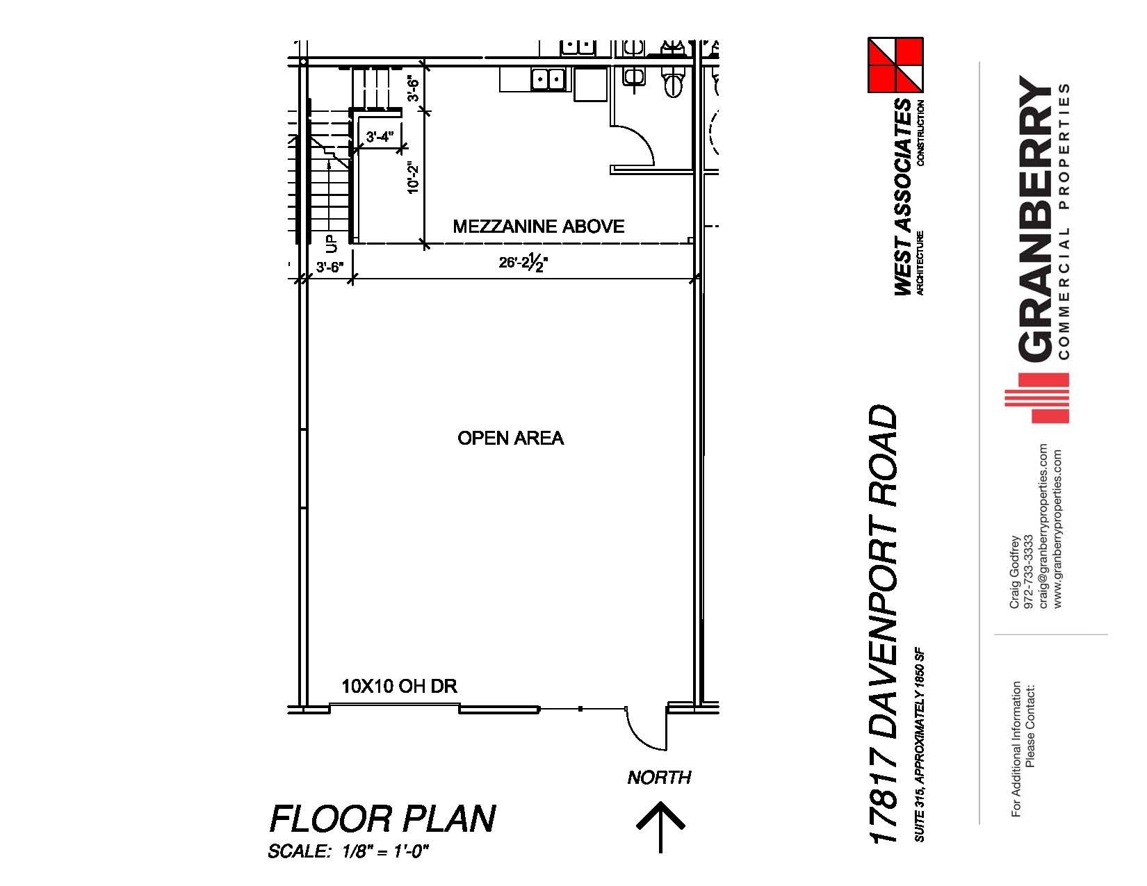 17817 Davenport Rd, Dallas, TX to rent Floor Plan- Image 1 of 1