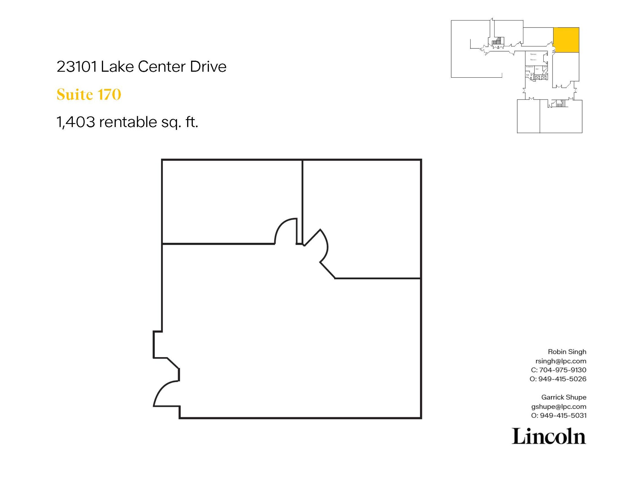 23101 Lake Center Dr, Lake Forest, CA for rent Floor Plan- Image 1 of 1