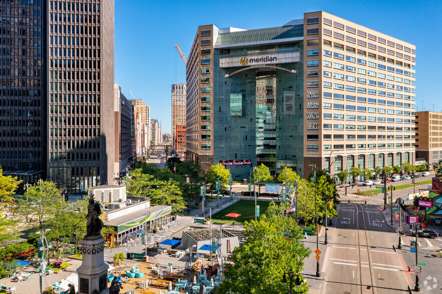 1 Campus Martius, Detroit, MI for rent - Aerial - Image 2 of 9