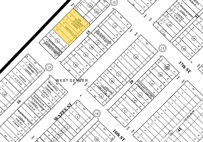 1660 Wynkoop St, Denver, CO for rent - Plat Map - Image 2 of 15