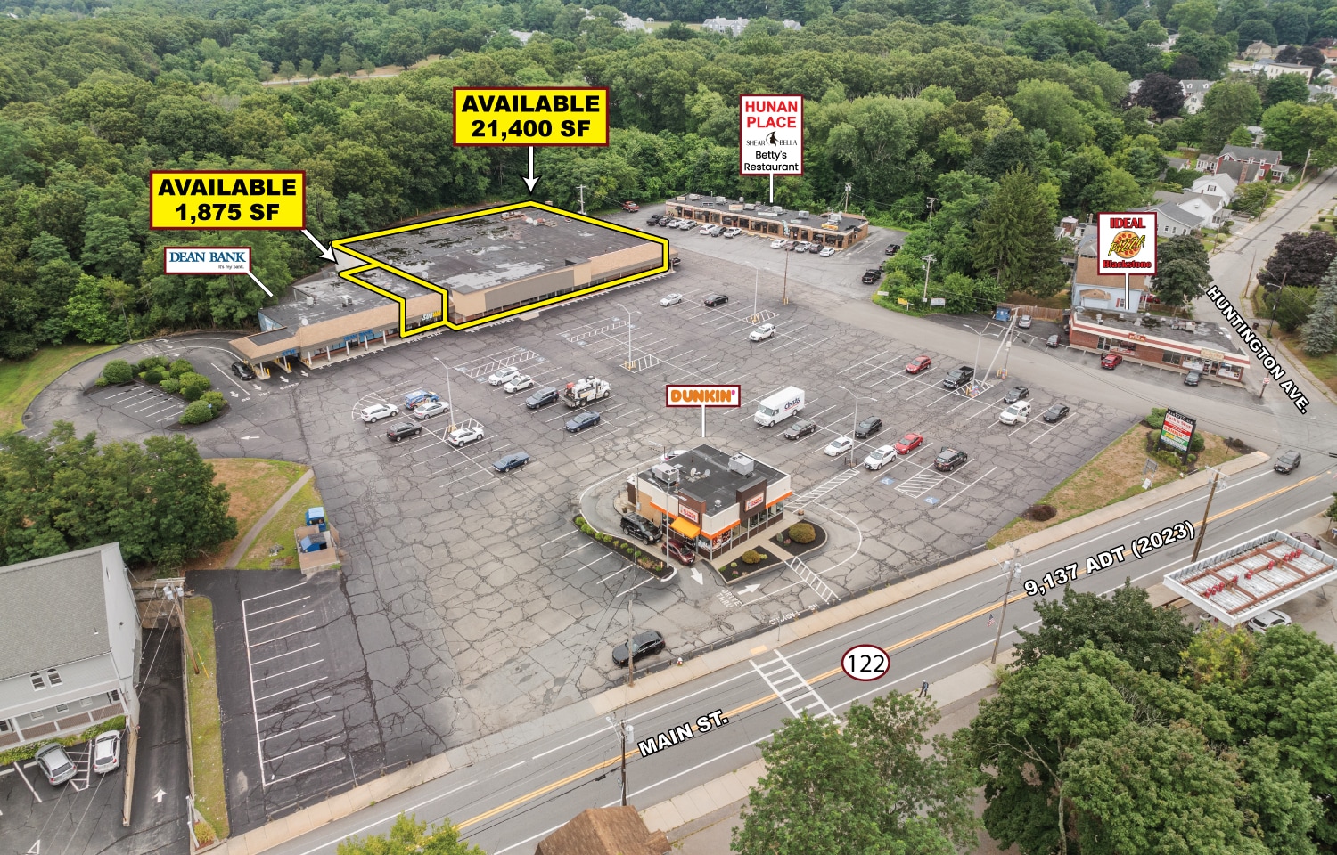 2 Main St, Blackstone, MA to rent Aerial- Image 1 of 2