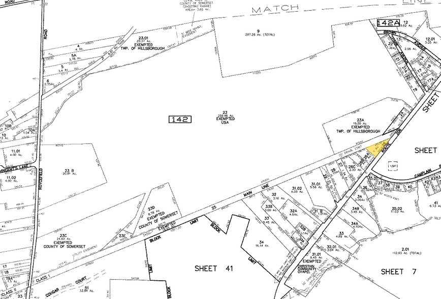 170 Us Highway 206, Hillsborough, NJ for sale - Plat Map - Image 2 of 8