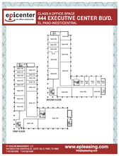 444 Executive Center Blvd, El Paso, TX for rent Floor Plan- Image 2 of 7