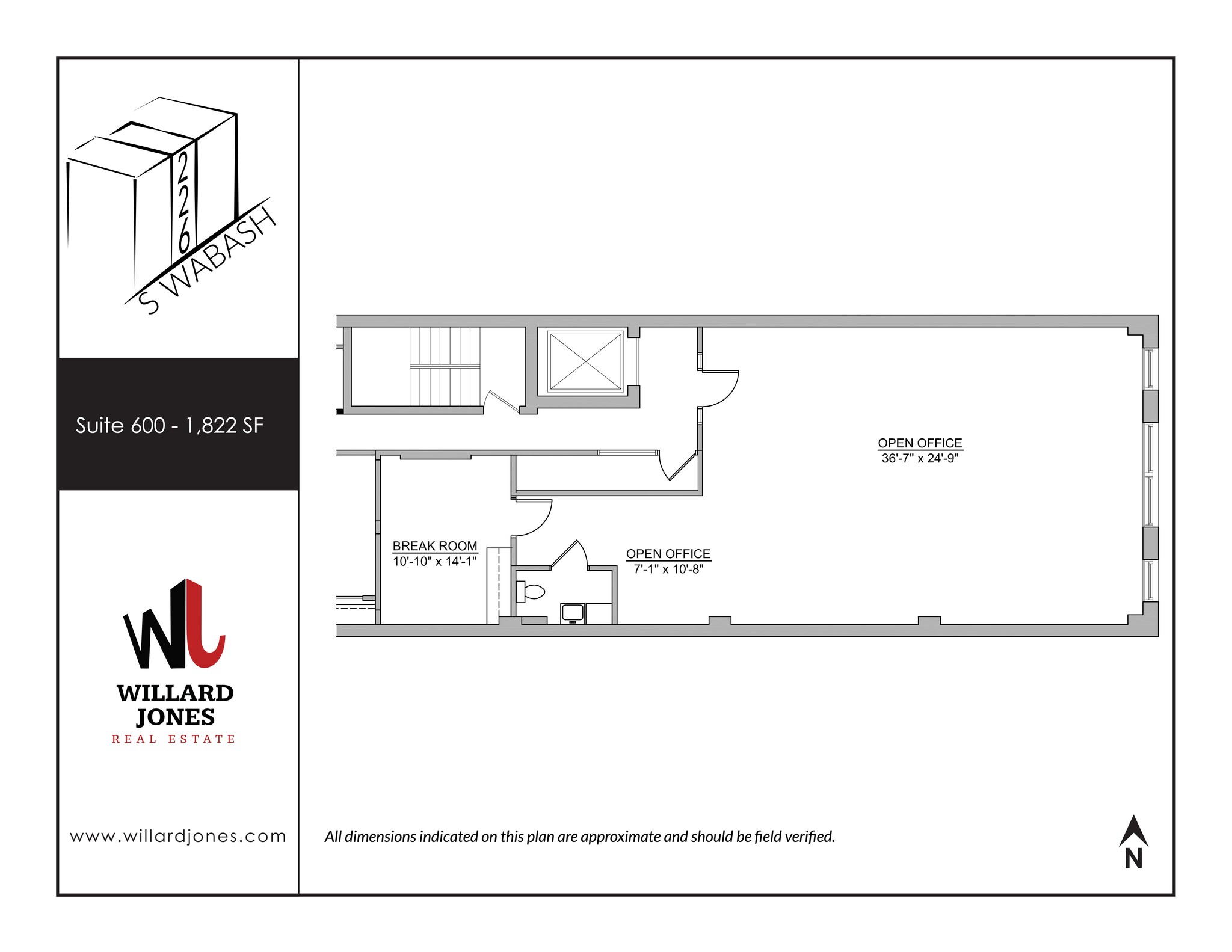 226 S Wabash Ave, Chicago, IL for rent Site Plan- Image 1 of 1