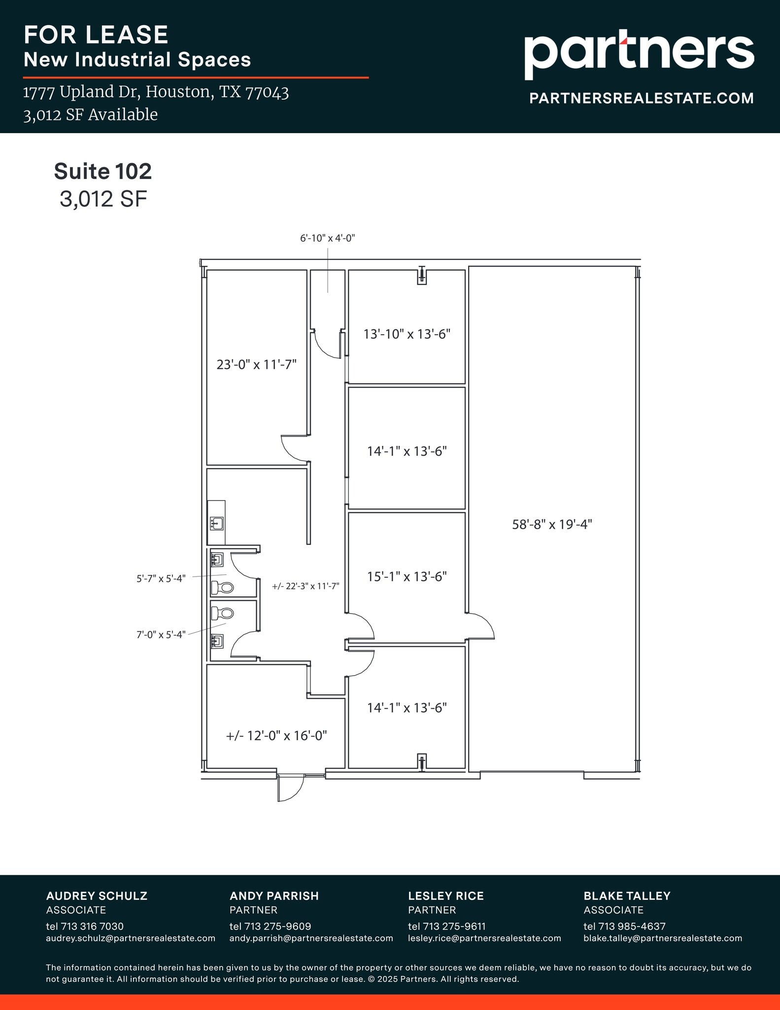 1771 Upland Dr, Houston, TX to rent Site Plan- Image 1 of 1