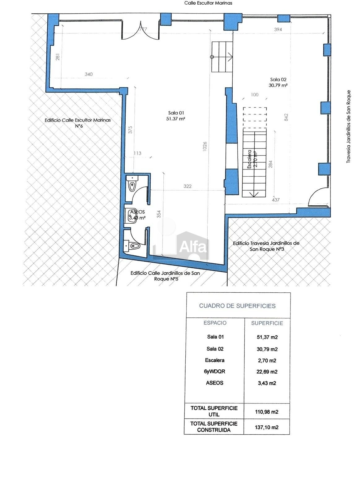 Retail in Segovia, Segovia to rent Site Plan- Image 1 of 2