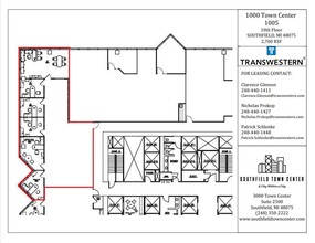 1000-4000 Town Center, Southfield, MI for rent Floor Plan- Image 2 of 2