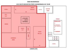 1231 S Rochester St, Mukwonago, WI for rent Floor Plan- Image 1 of 1