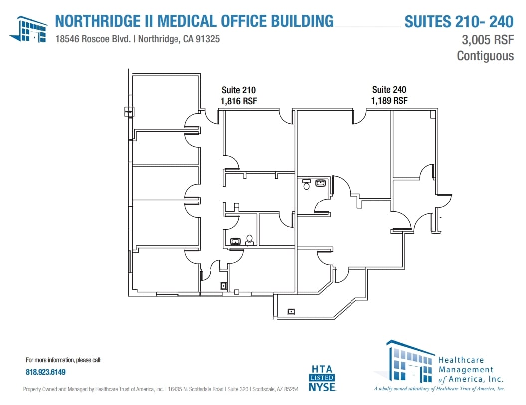18350 Roscoe Blvd, Northridge, CA to rent Floor Plan- Image 1 of 3