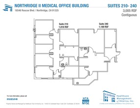 18350 Roscoe Blvd, Northridge, CA for rent Floor Plan- Image 1 of 3