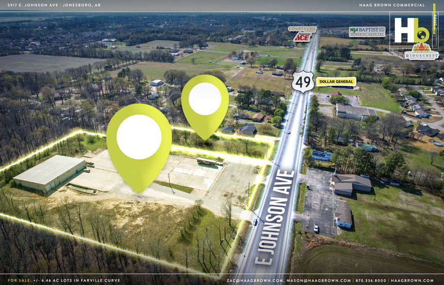 5917 E Johnson Ave, Jonesboro, AR for sale - Aerial - Image 3 of 8