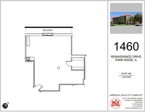 1460 Renaissance Dr, Park Ridge, IL for rent Floor Plan- Image 1 of 1