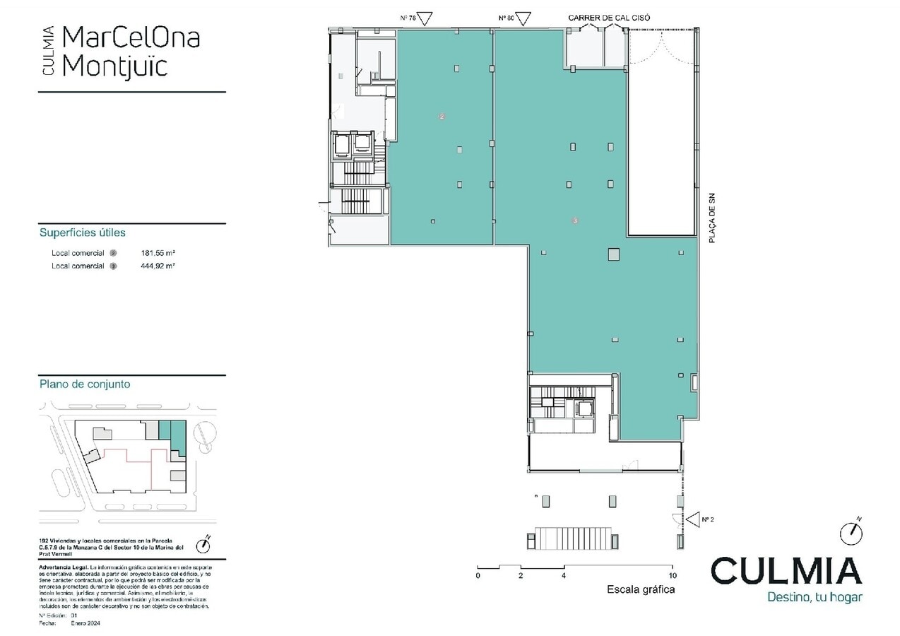 Barcelona, BAR 08038 - Unit 78 -  - Floor Plan - Image 1 of 1