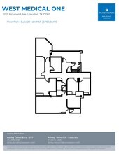 12121 Richmond Ave, Houston, TX to rent Floor Plan- Image 1 of 2