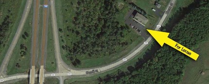 1310 Church St, Moscow, PA - aerial  map view