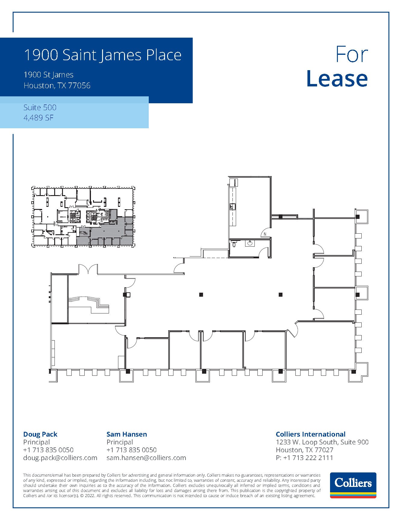 1900 St James Pl, Houston, TX to rent Floor Plan- Image 1 of 1