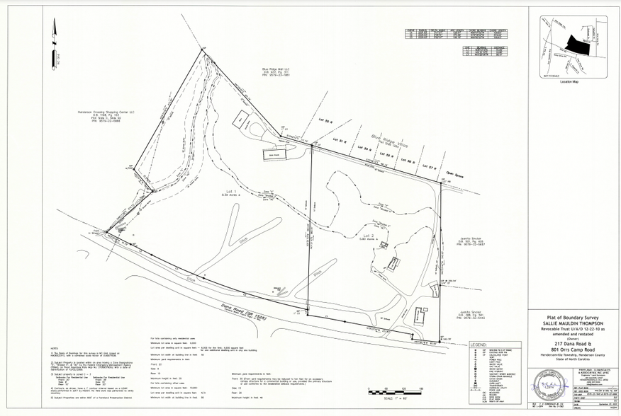 14.65 Acres of Land for Sale portfolio of 2 properties for sale on LoopNet.co.uk - Plat Map - Image 2 of 3