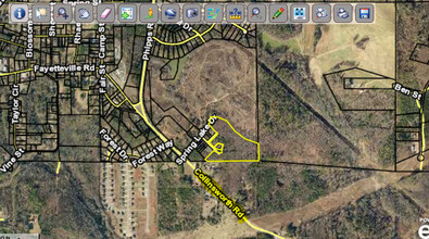 Spring Lake Dr, Palmetto, GA - aerial  map view