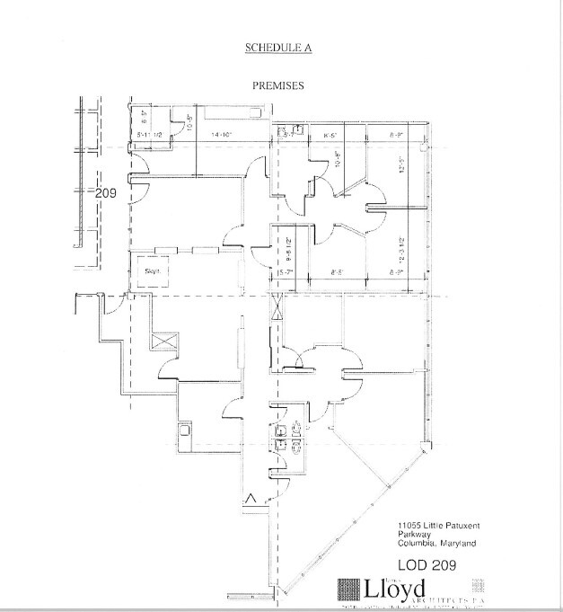 11055 Little Patuxent Pky, Columbia, MD for rent Site Plan- Image 1 of 1