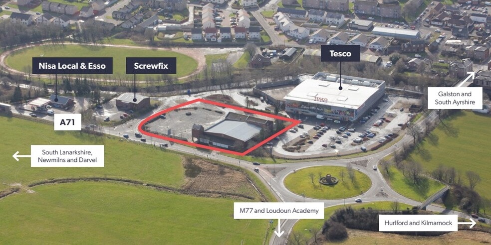 Newmilns Rd, Galston to rent - Aerial - Image 2 of 20